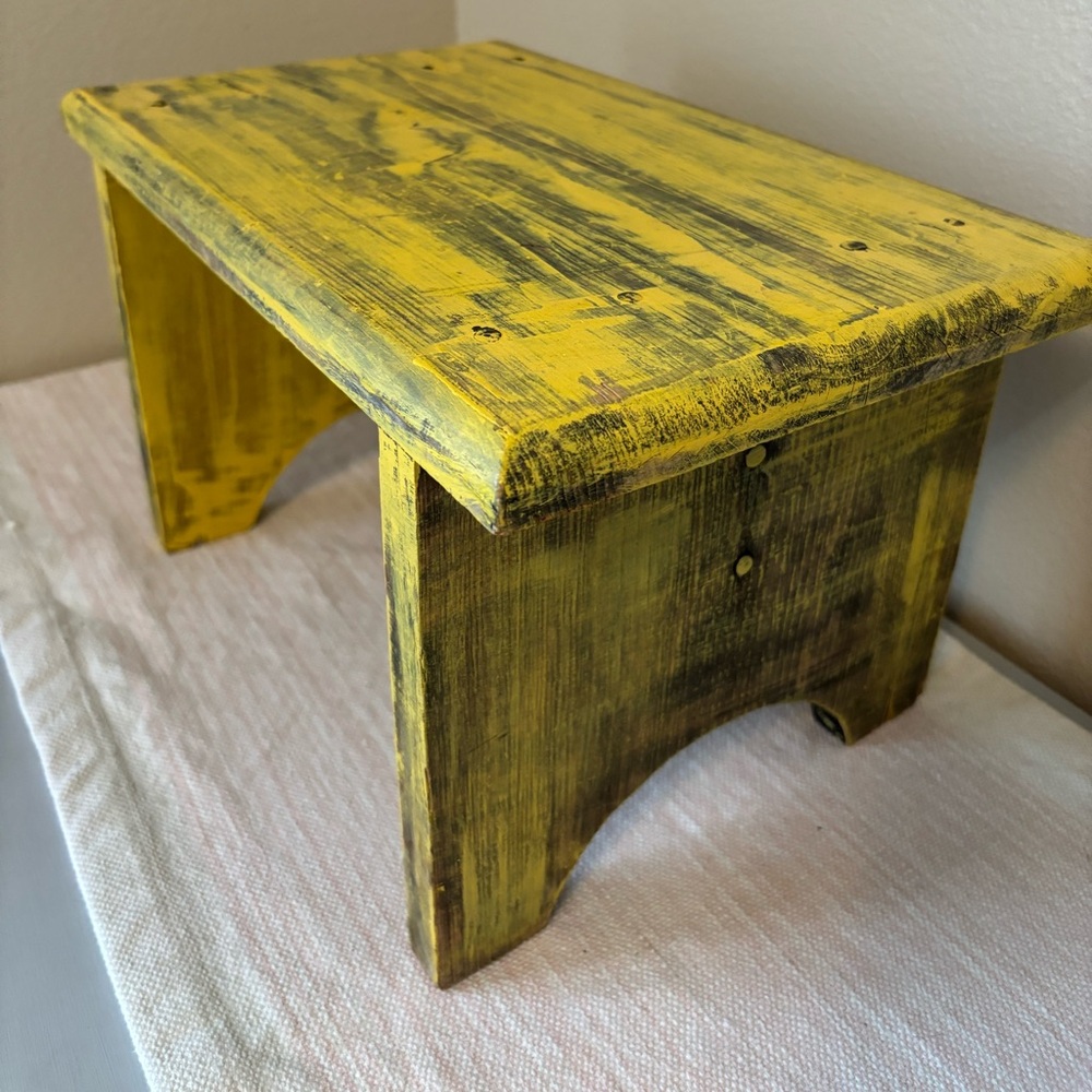 Yellow stool
